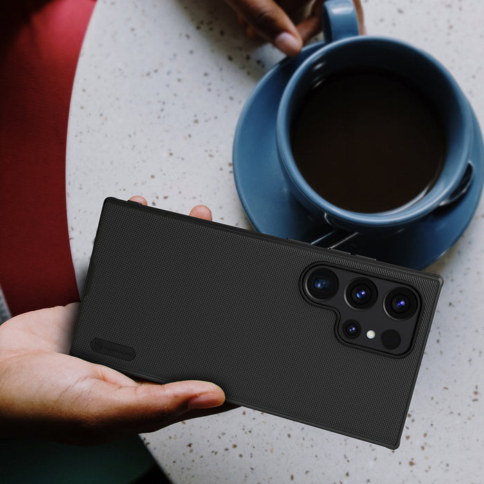 Nillkin Super Frosted Shield Pro armored case for Samsung Galaxy S24 Ultra - blue