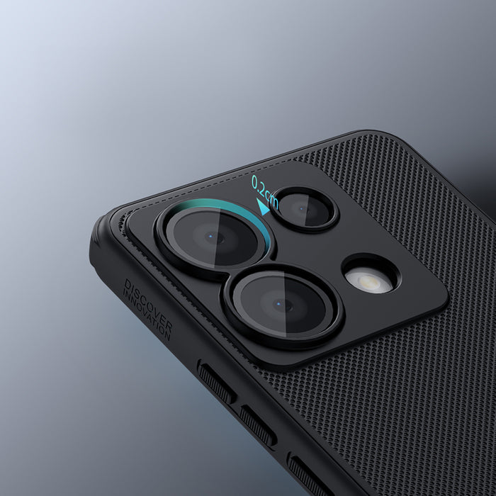 Nillkin Super Frosted Shield Pro Case for Xiaomi Redmi Note 13 Pro 4G / Poco X6 5G - Black