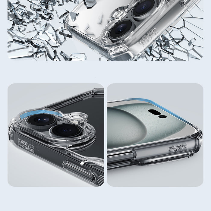 Nillkin Nature Pro Case for iPhone 16 - transparent and white