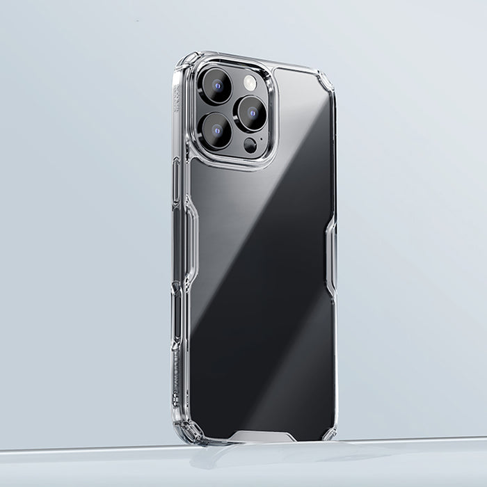 Nillkin Nature Pro Case for iPhone 16 Pro - transparent and white