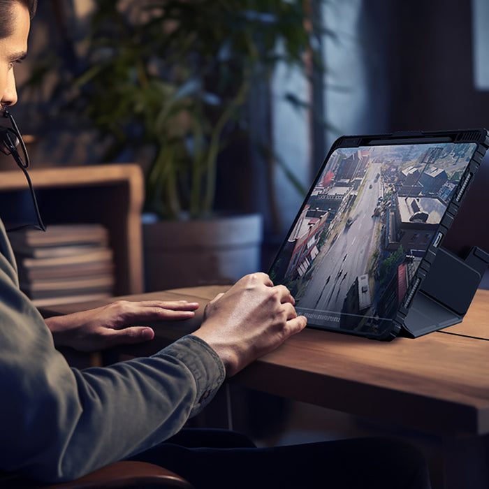 Nillkin Bumper Leather Case Pro for iPad Air 13" (2024) - Black