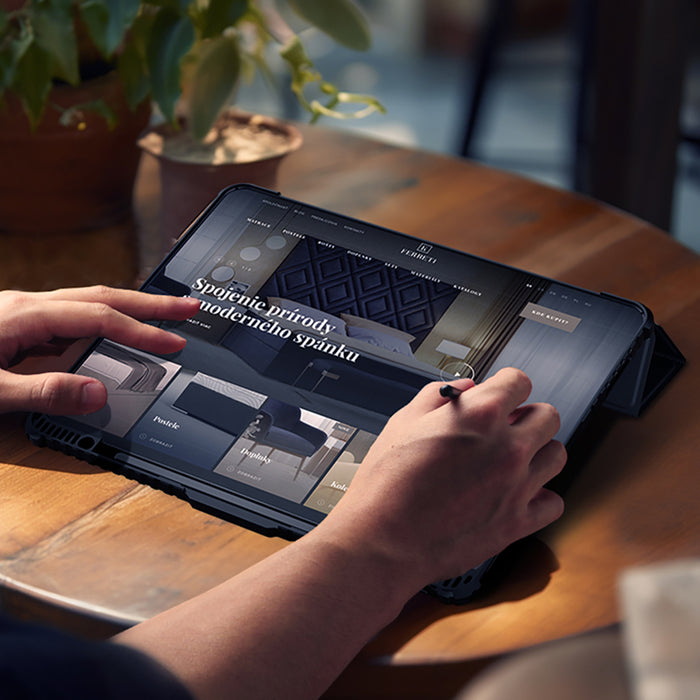 Nillkin Bumper Leather Case Pro for iPad Air 13" (2024) - Black