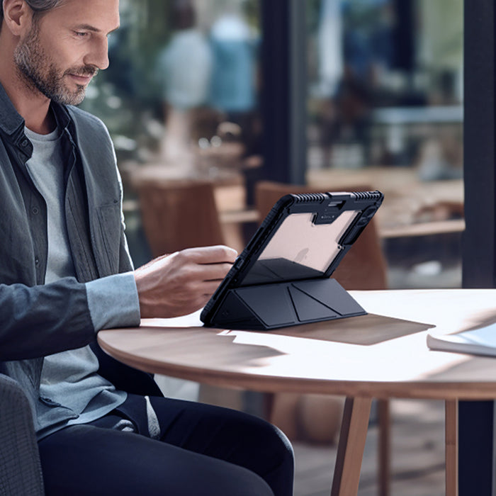 Nillkin Bumper Leather Case Pro for iPad Air 13" (2024) - Black