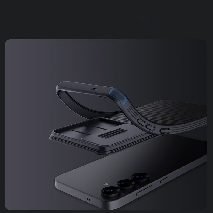 Nillkin CamShield Pro Case for Samsung Galaxy S25 with Camera Cover - Black