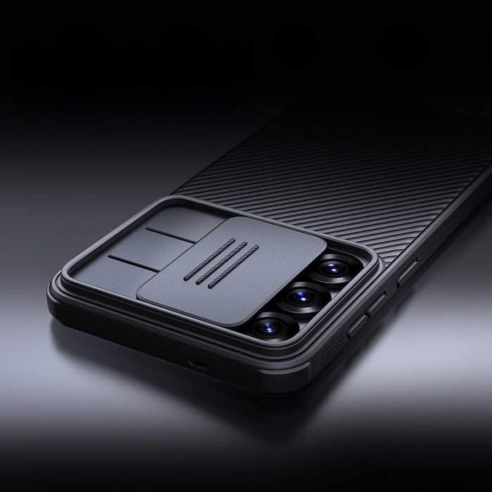 Nillkin CamShield Pro Case for Samsung Galaxy S25 with Camera Cover - Black