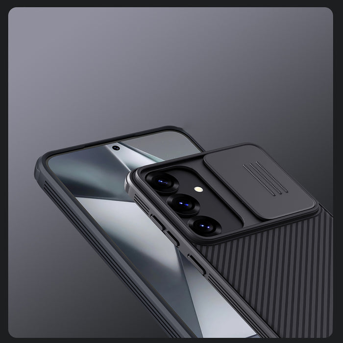 Nillkin CamShield Pro Case for Samsung Galaxy S25 with Camera Cover - Black