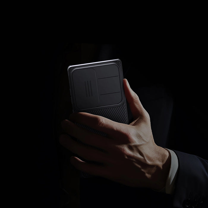 Nillkin CamShield Pro Case for Samsung S25 Ultra with Camera Cover - Black