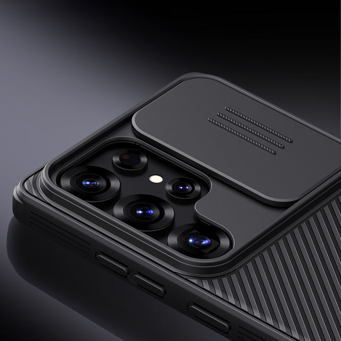 Nillkin CamShield Pro Case for Samsung S25 Ultra with Camera Cover - Black