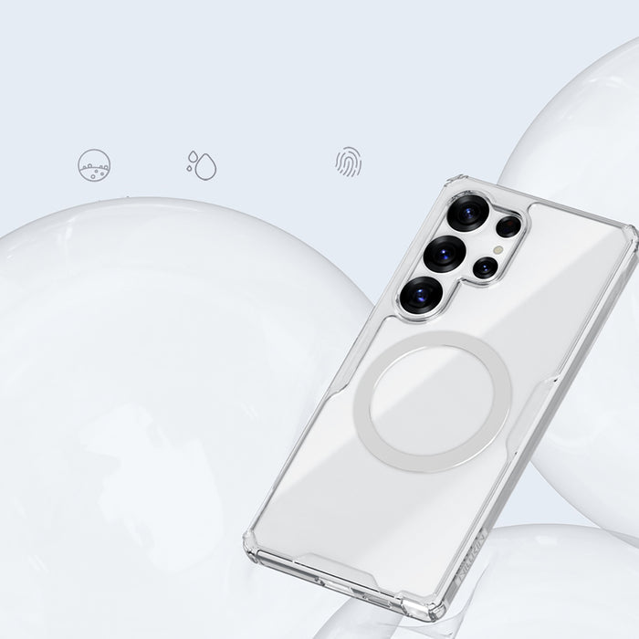 Nillkin Nature TPU Pro Magnetic Case with MagSafe for Samsung Galaxy S25 Ultra - White