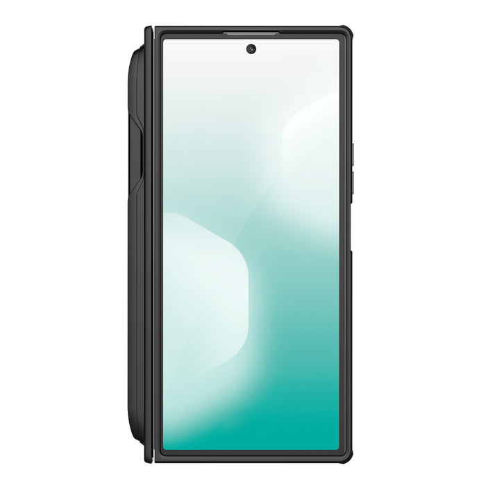 Nillkin Super Frosted Shield Fold Magnetic Case for Samsung Galaxy Z Fold 7, MagSafe Compatible, with S Pen Space - Black