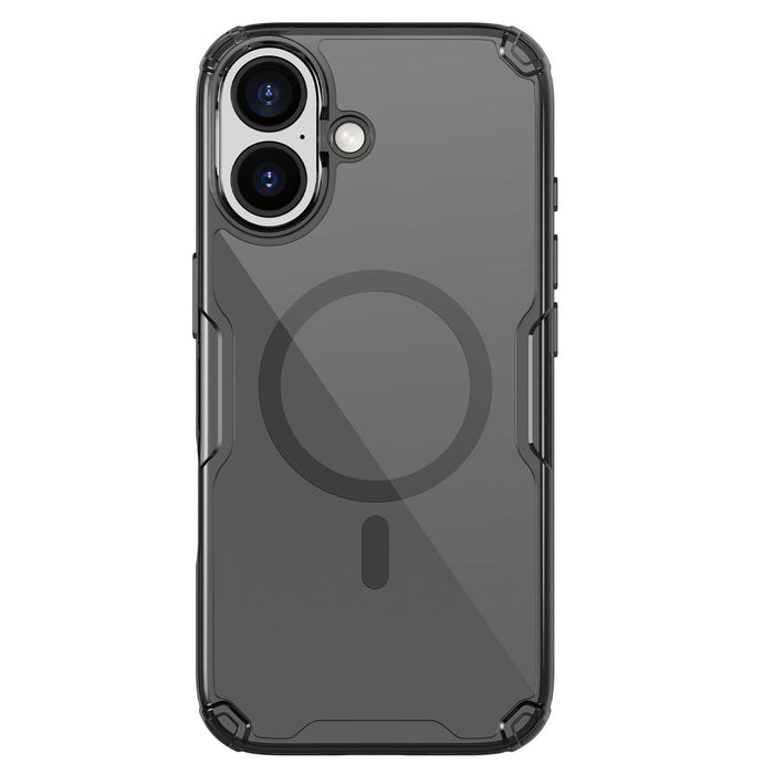 Nillkin Nature TPU Pro Magnetic Case Compatible with MagSafe for iPhone 17 - Translucent Black