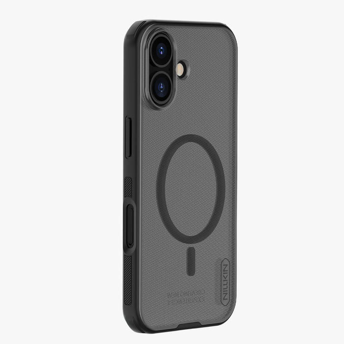 Nillkin Super Frosted Shield Pro Magnetic Case Compatible with MagSafe for iPhone 17 - Translucent Black