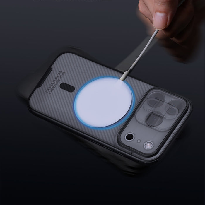 Nillkin CamShield Pro MagSafe Compatible Case for iPhone 17 Pro Max - Transparent Black