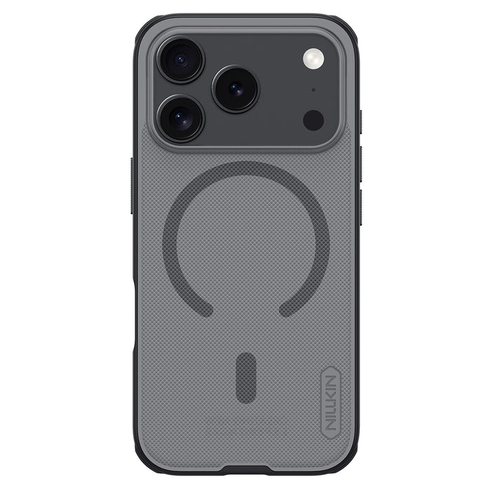 Nillkin Super Frosted Shield Pro MagSafe Compatible Case for iPhone 17 Pro - Transparent Black