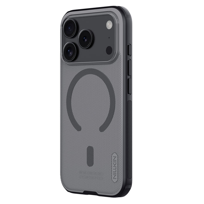Nillkin Super Frosted Shield Pro MagSafe Compatible Case for iPhone 17 Pro - Transparent Black