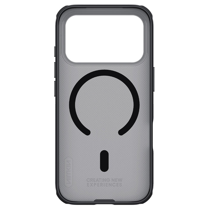 Super Frosted Shield Pro Magnetic Case IP17 Pro Transparent black