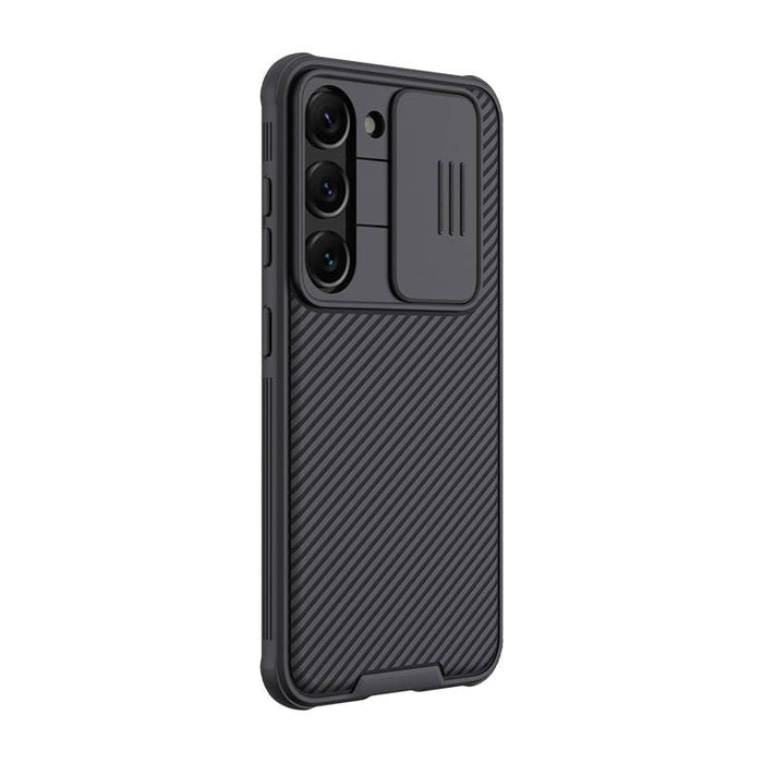 Nillkin CamShield Pro Case, case for Samsung Galaxy S23+, cover with camera cover, black