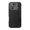 Nillkin Qin Prop Leather iPhone 16 Case (black)