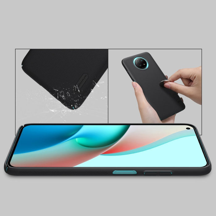 Nillkin Super Frosted Shield reinforced case cover for Xiaomi Redmi Note 9T 5G black
