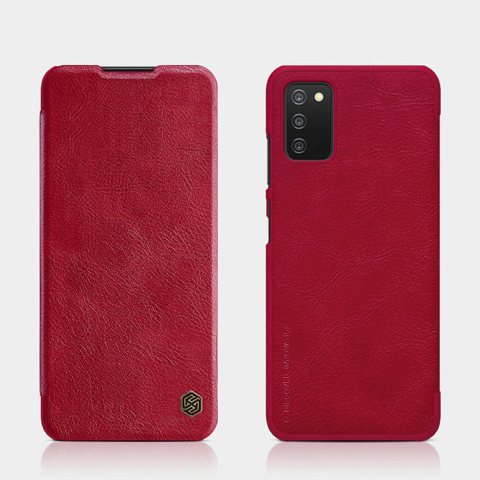 Nillkin Qin leather holster case for Samsung Galaxy A03s black