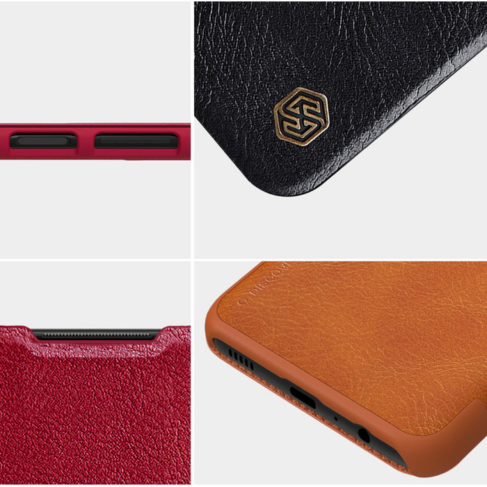 Nillkin Qin leather holster case for Samsung Galaxy A03s black