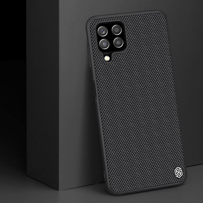 Nillkin Textured Case durable reinforced case with gel frame and nylon back for Samsung Galaxy A22 4G black