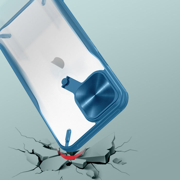 Nillkin Cyclops Case durable case with camera cover and foldable stand for iPhone 13 Pro Max black