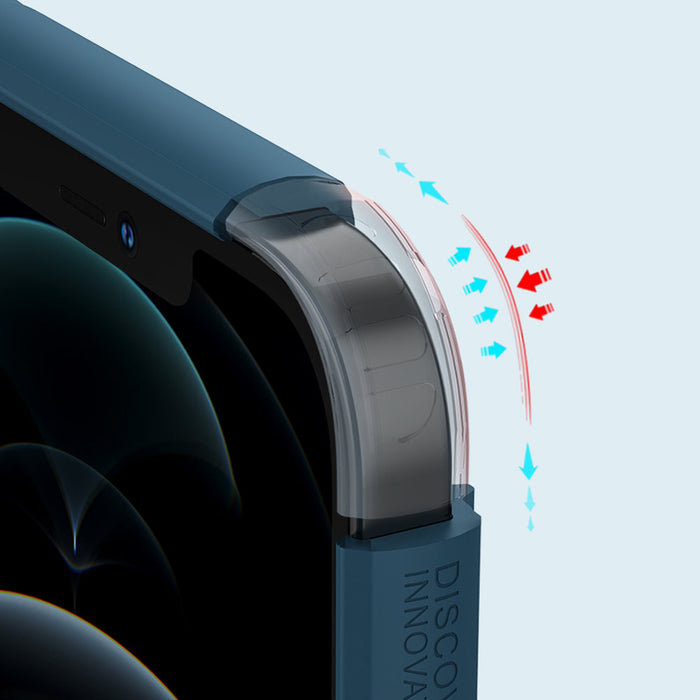 Nillkin Super Frosted Shield reinforced case, cover for iPhone 13 Pro Max, blue