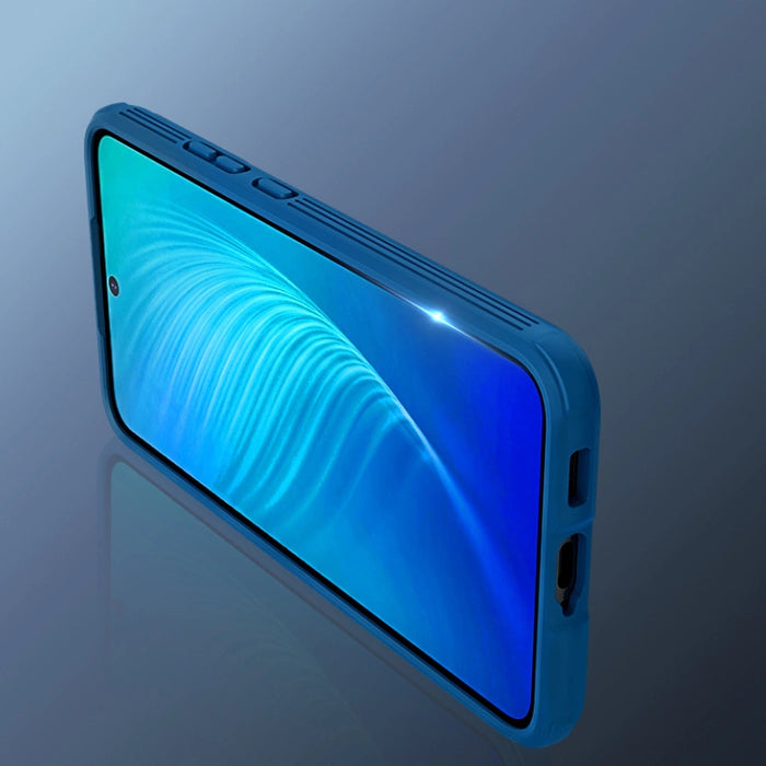 Nillkin CamShield Pro Case Armored Case Cover Camera Protector for Samsung Galaxy S22+ (S22 Plus) Blue