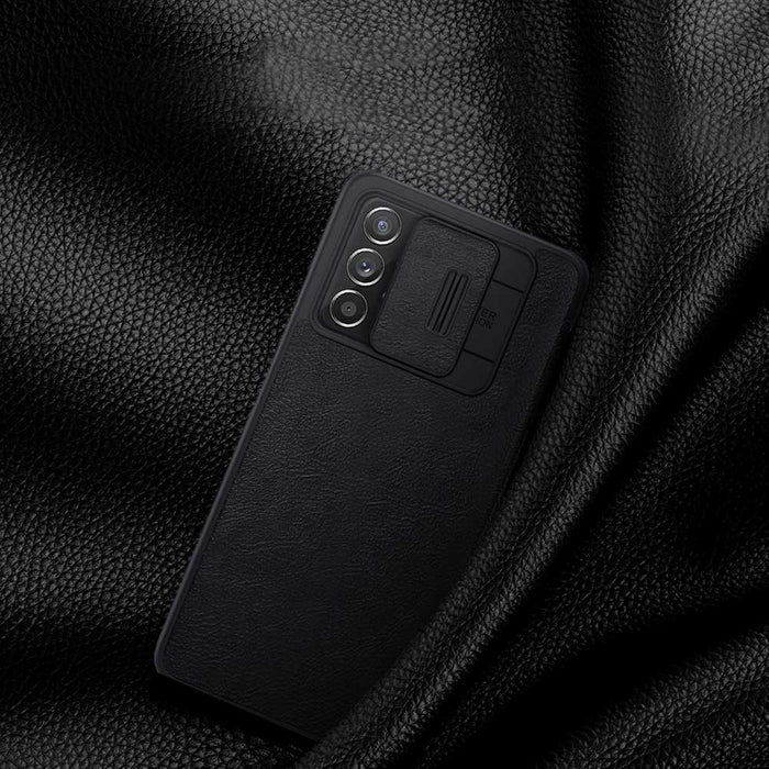 Nillkin Qin leather holster case for Samsung Galaxy A73 black