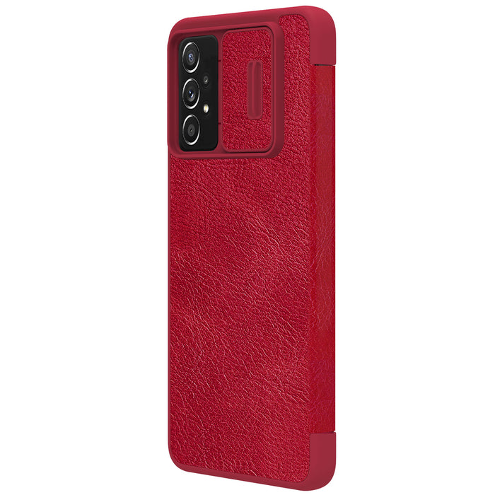Nillkin Qin leather holster case for Samsung Galaxy A73 red