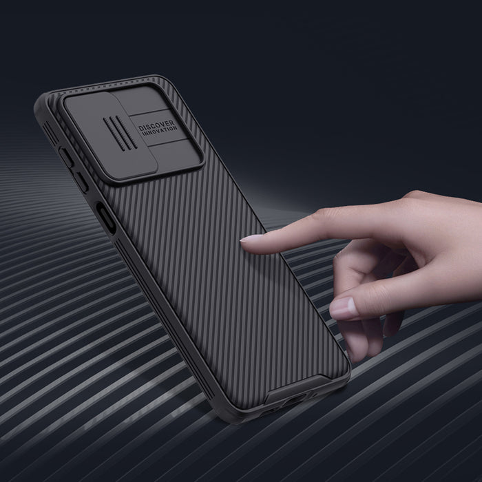 Nillkin CamShield Pro Case Armored Case Cover Camera Protector for Samsung Galaxy A73 Black