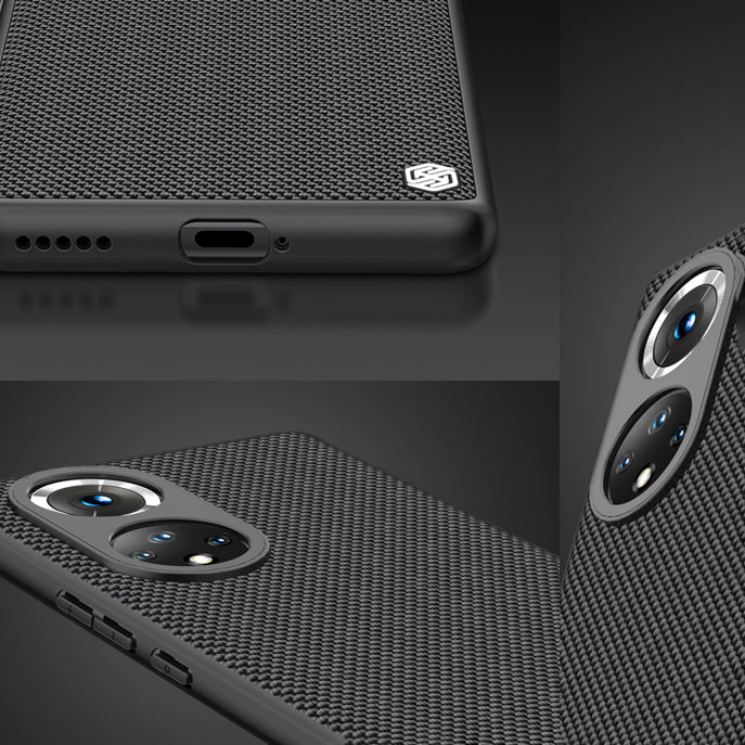 Nillkin Textured Case durable reinforced case with gel frame and nylon back for Honor 50 Pro black