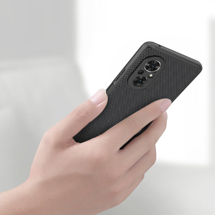 Nillkin Textured Case durable reinforced case with gel frame and nylon back for Honor 50 SE black