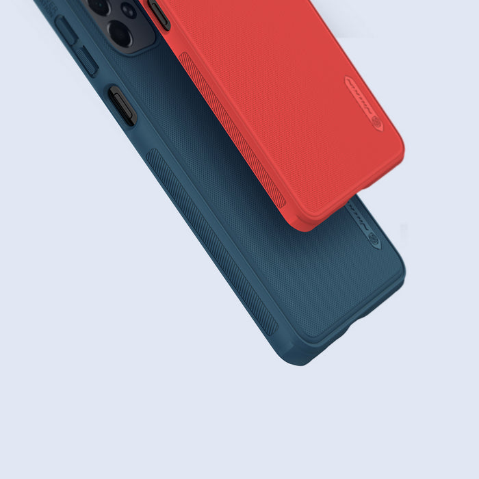 Nillkin Super Frosted Shield Pro durable case cover for Samsung Galaxy A73 blue