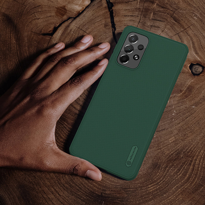 Nillkin Super Frosted Shield Pro durable case cover for Samsung Galaxy A73 green
