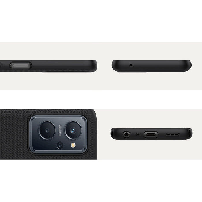 Nillkin Super Frosted Shield reinforced case cover for Realme 9i black