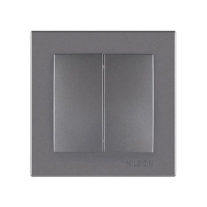 NILSON ALEGRA SERIAL ANTHRACITE KEY - Ключове и контакти<<<Електроматериали<<<Praktiker&&&Ключове и