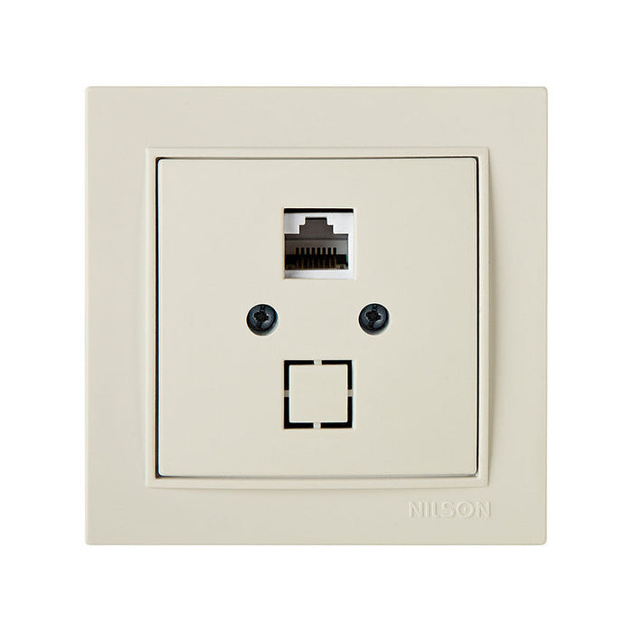 SOCKET RJ45 CAT.5E CREAM NILSON THOR