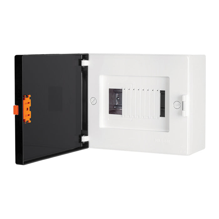 APARTMENT PANEL, SURFACE MOUNTING, 1 ROW, 6 MODULES, NILSON QUANTUM