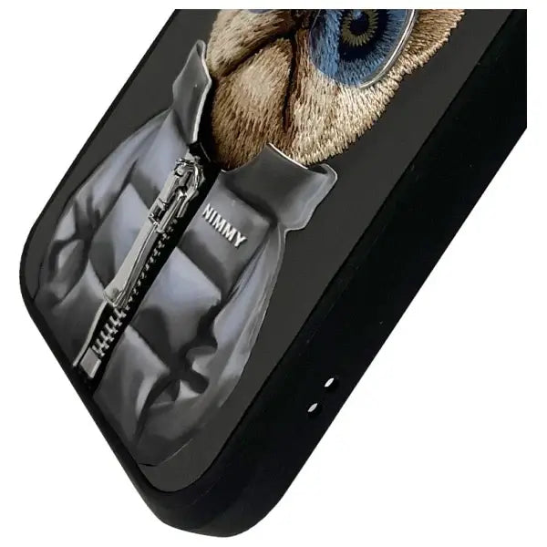 Nimmy Cool&Cute 2.0 Case for iPhone 15 Pro - Black - Headphones and speakers<<<HurtelXML