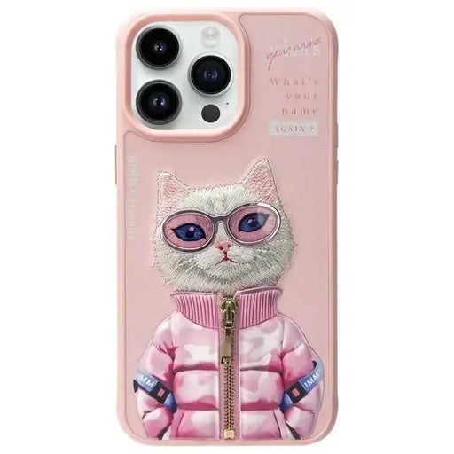 Nimmy Cool&Cute 2.0 Cat Case for iPhone 15 Pro - Pink - Cell phone cases and covers<<<HurtelXML