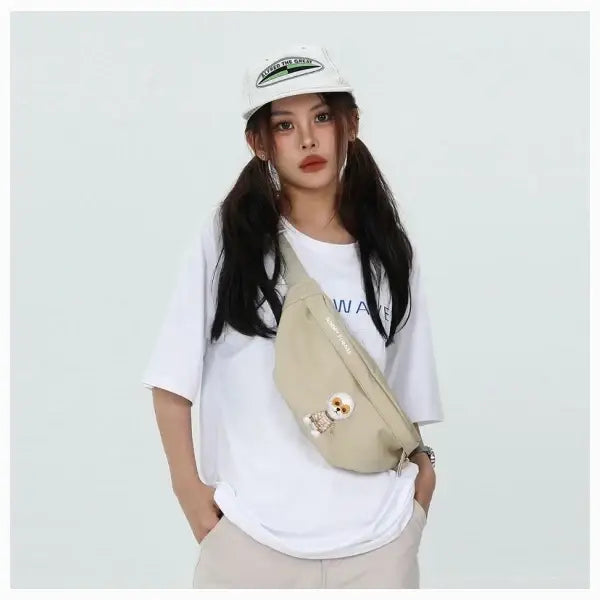 Nimmy Crossbody Glasses Cool Cat Shoulder Bag - Pink - Nerki opaski kamizelki do biegania<<<HurtelXML