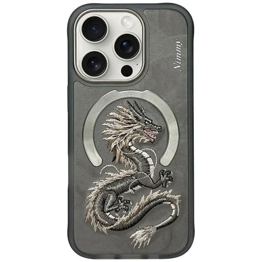 Nimmy Dragon MagSafe Case for iPhone 16 Pro Max - Gray - Cell phone cases and covers<<<HurtelXML