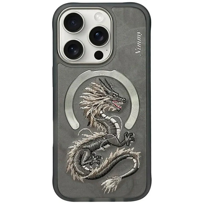 Nimmy Dragon MagSafe Case for iPhone 16 Pro Max - Gray - Cell phone cases and covers<<<HurtelXML