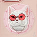 Nimmy Glasses Cool Cat MagSafe Case for iPhone 16 Pro - Pink - Cell phone cases and covers<<<HurtelXML