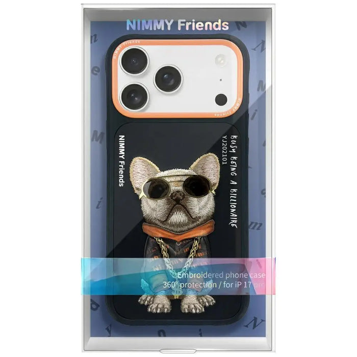 Nimmy Glasses Cool Dog iPhone 17 Case - Black - Cell phone cases and covers<<<HurtelXML