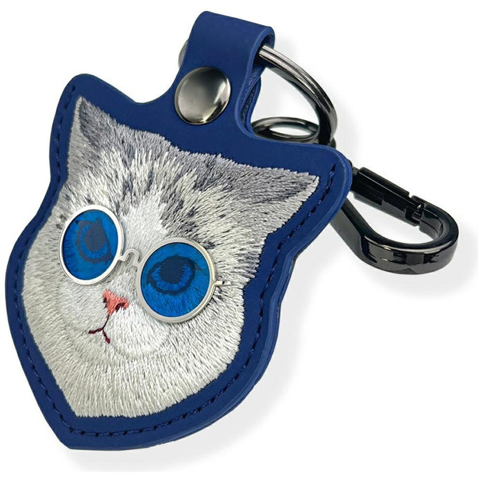 Nimmy Glasses Cool Cat Tracker Case - Blue