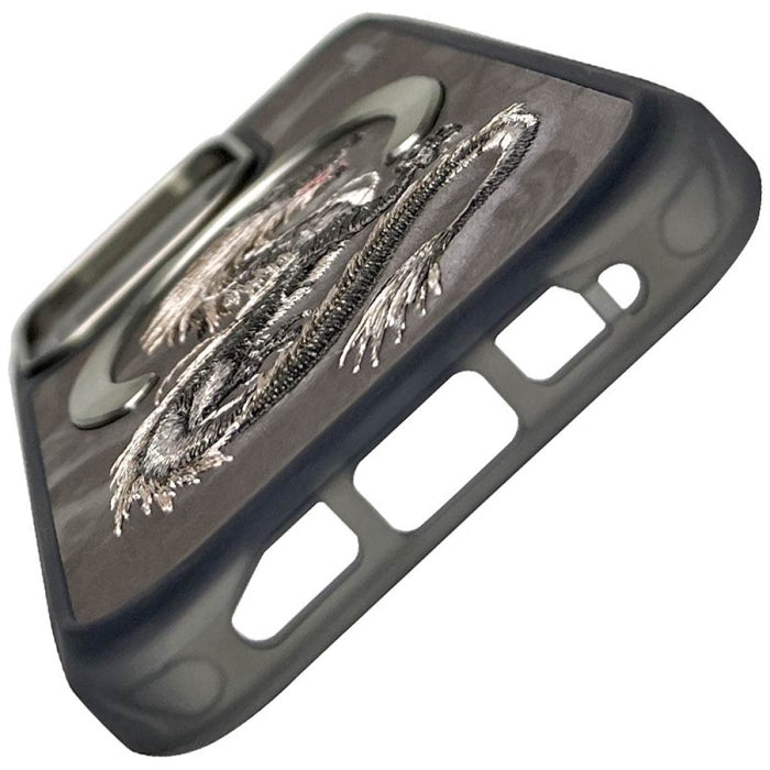 Nimmy Dragon MagSafe Case for iPhone 16 Pro Max - Gray