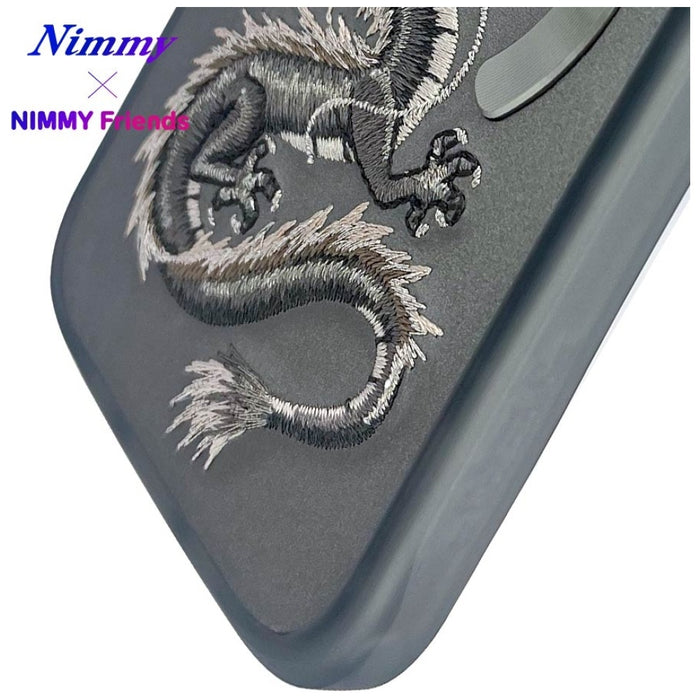 Nimmy Dragon MagSafe iPhone 16 Case - Gray